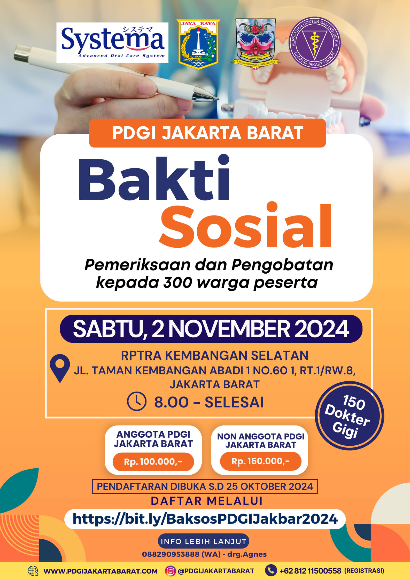 Baksos PDGI Jakarta Barat 2024